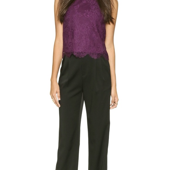 alice + olivia Pleated High Waist Trousers Size US 8 - Picture 3 of 9